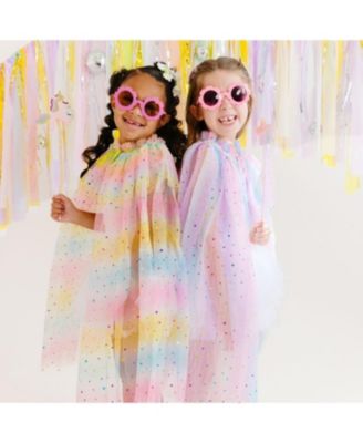 Girls' Pastel Unicorn Cape - Age 3+ Years