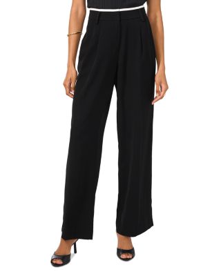 VINCE CAMUTO - Contrast Waist Wide Leg Pants