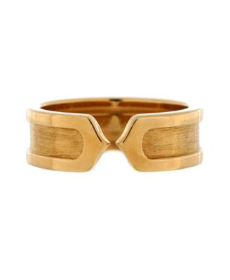 Pre-Owned Cartier - 6mm C de Cartier Ring 18K Gold