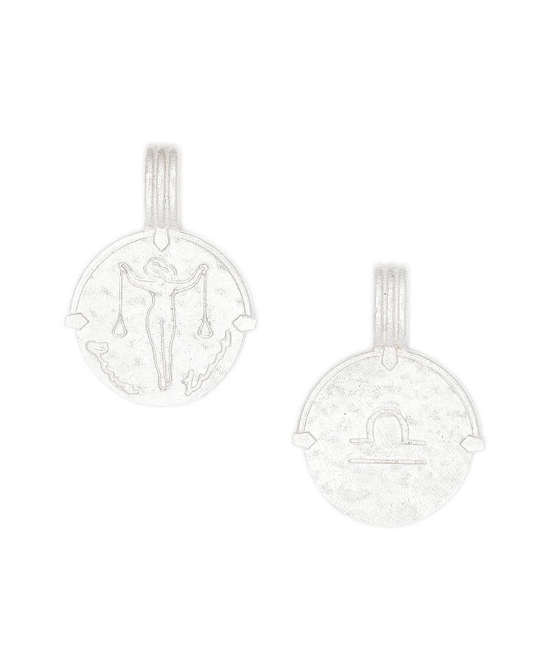 Deux Lions Jewelry Sterling Silver Zodiac Necklace In . Sterling Silver - Libra