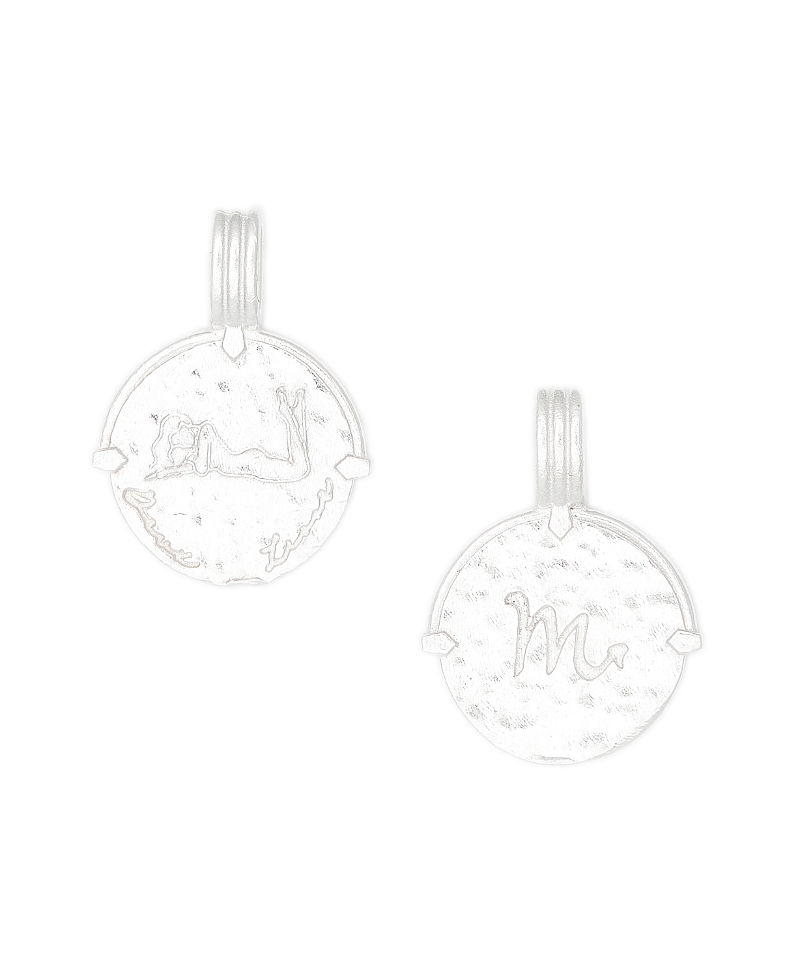 Deux Lions Jewelry Women's Zodiac Necklace In Silver In . Sterling Silver - Scorpion