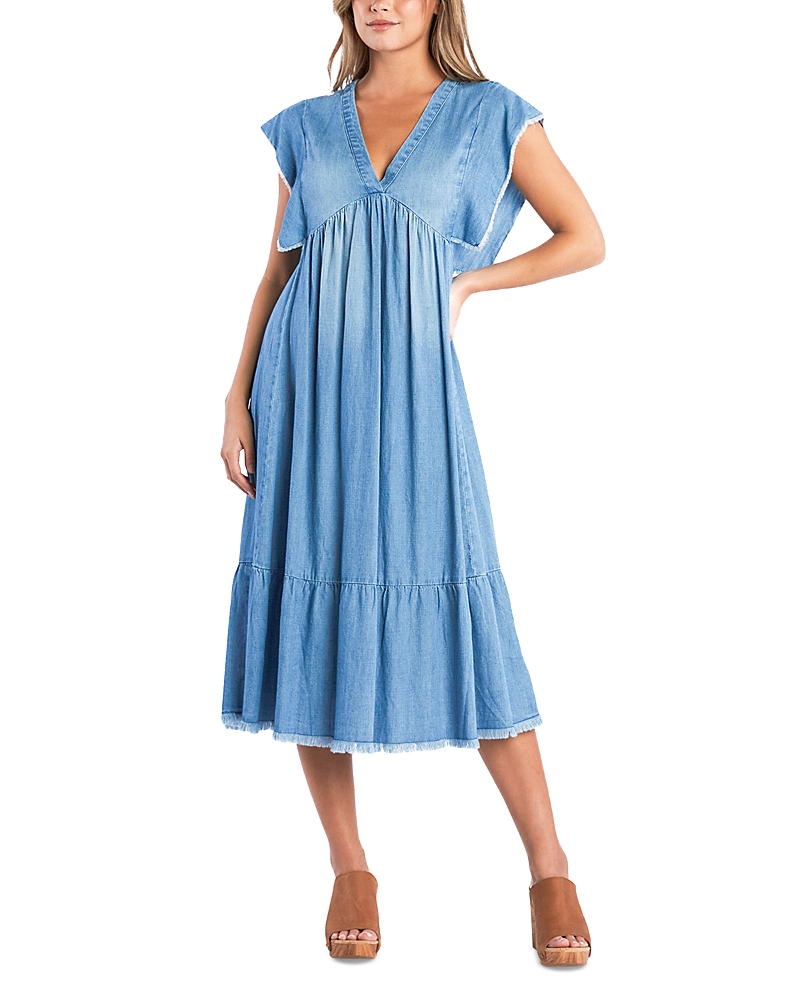 Shop Billy T Lovestruck Denim Dress In Vintage Denim