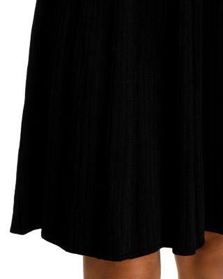 Rib Knit Button Front Dress