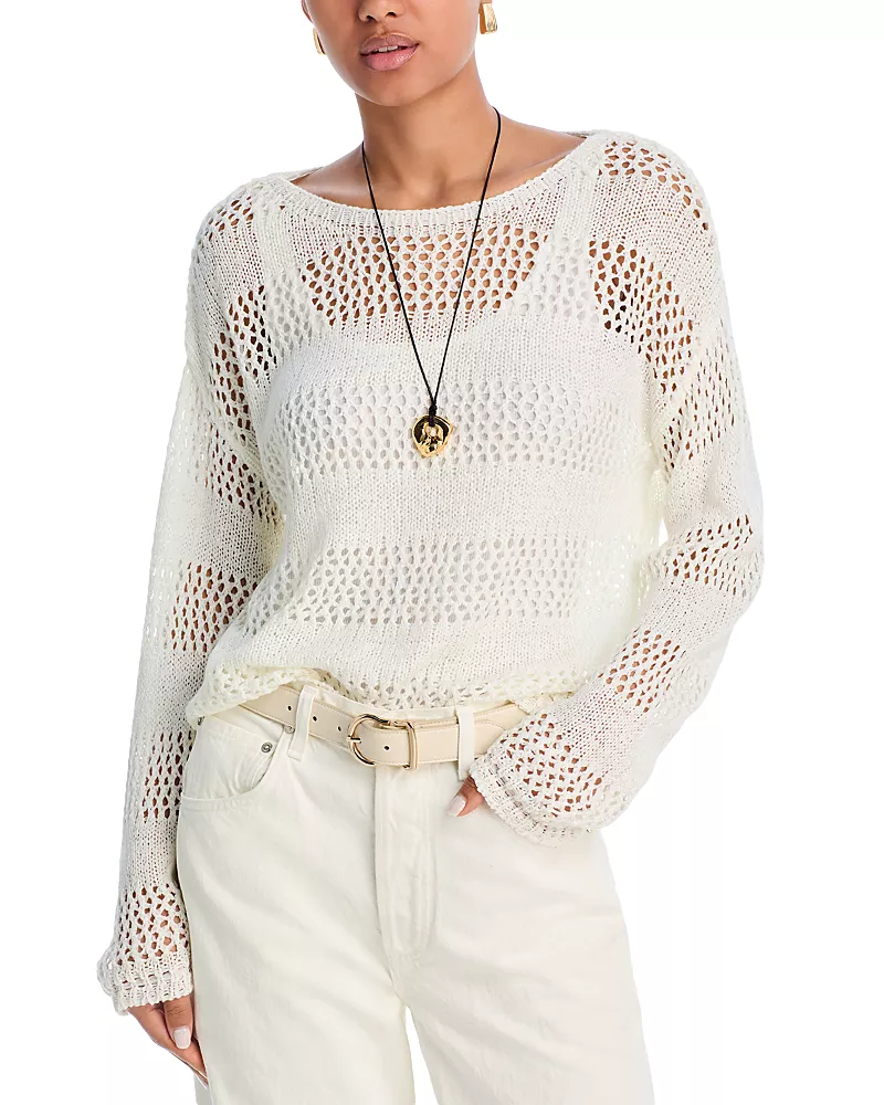 Bella Dahl Open Knit Sweater