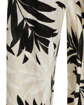 Palm Print Pants