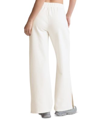 On The Go Pullover & Open Ended Mid Rise Wide Leg Pants