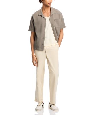 Men's Jacquard Short Sleeve Camp Shirt