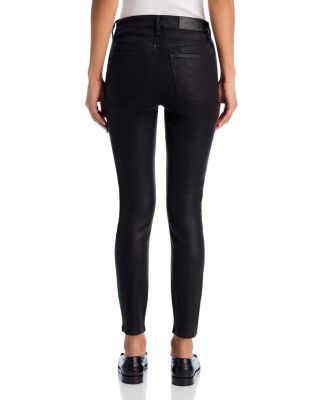 x Alix Earle The Alix High Rise Skinny Jeans in Black Coat