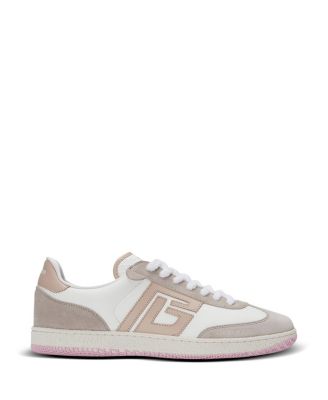 Women's Swan Trainers in Calfskin and Suede