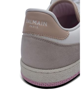 Women's Swan Trainers in Calfskin and Suede