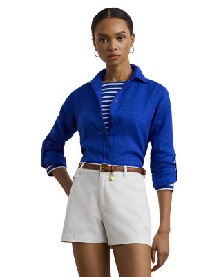 Ralph Lauren - Relaxed Fit Linen Shirt, Regular & Petite