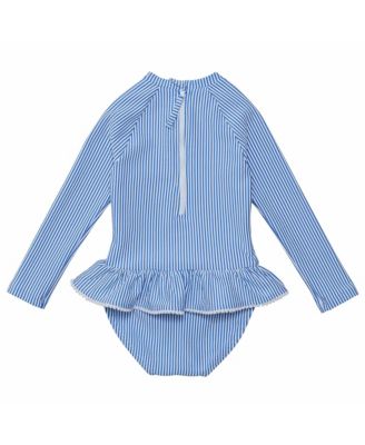  Girls' Parisian Summer Long Sleeve Skirt Surf Suit - Little Kid