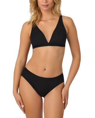 Cabana Cotton Rib Plunge Bralette