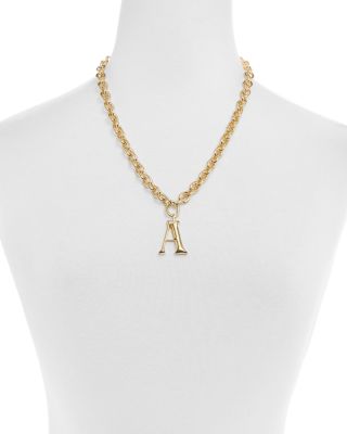 Initial Chain Necklace, 20"L