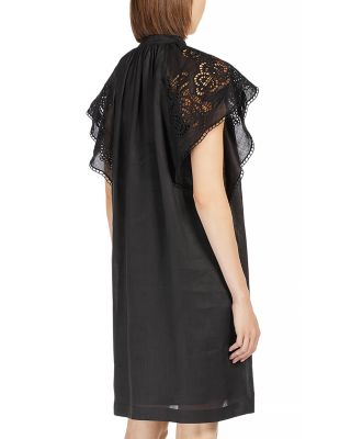 2 Astor Ruffle Sleeve Mini Dress