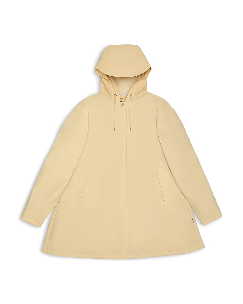 Rains Waterproof A-line Rain Jacket In Gleam
