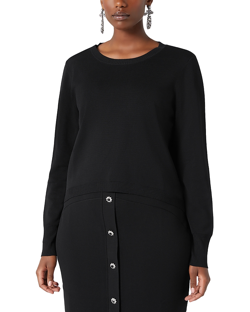 Marina Rinaldi 1a Uscita Dialogo Sweater In Black