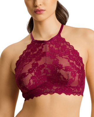 Hanro - Anais Lace High Neck Crop Bra