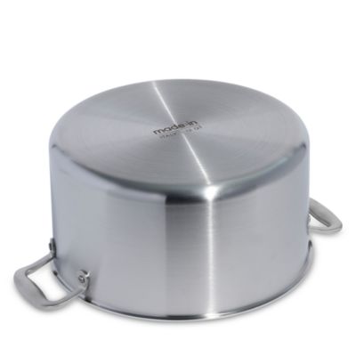 5 Ply Stainless Clad 12 Qt. Stockpot and Lid