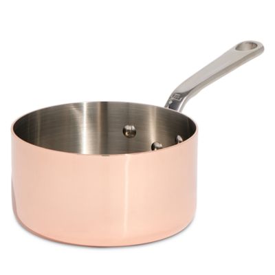 Copper 1.9 Qt. Saucepan and Lid