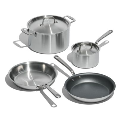 5 Ply Stainless Clad 6 Piece Cookware Set