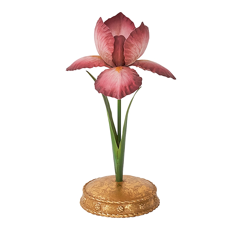 Juliska Meadow Walk Iris 9 Candlestick In Pink Multi