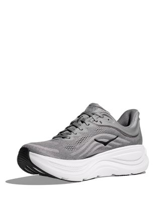 Men's Bondi 9 Lace Up Running Sneakers in Galatic Grey