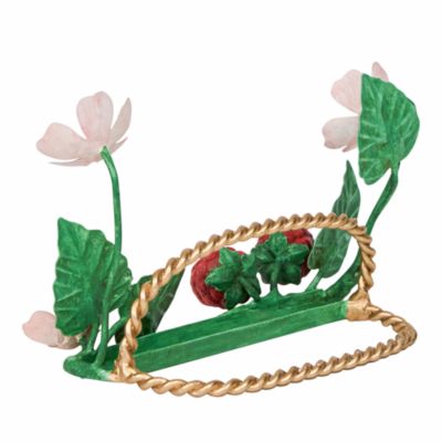 Meadow Walk Raspberries Place Card Holders, Set of 4