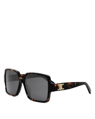Triomphe Square Sunglasses, 60mm