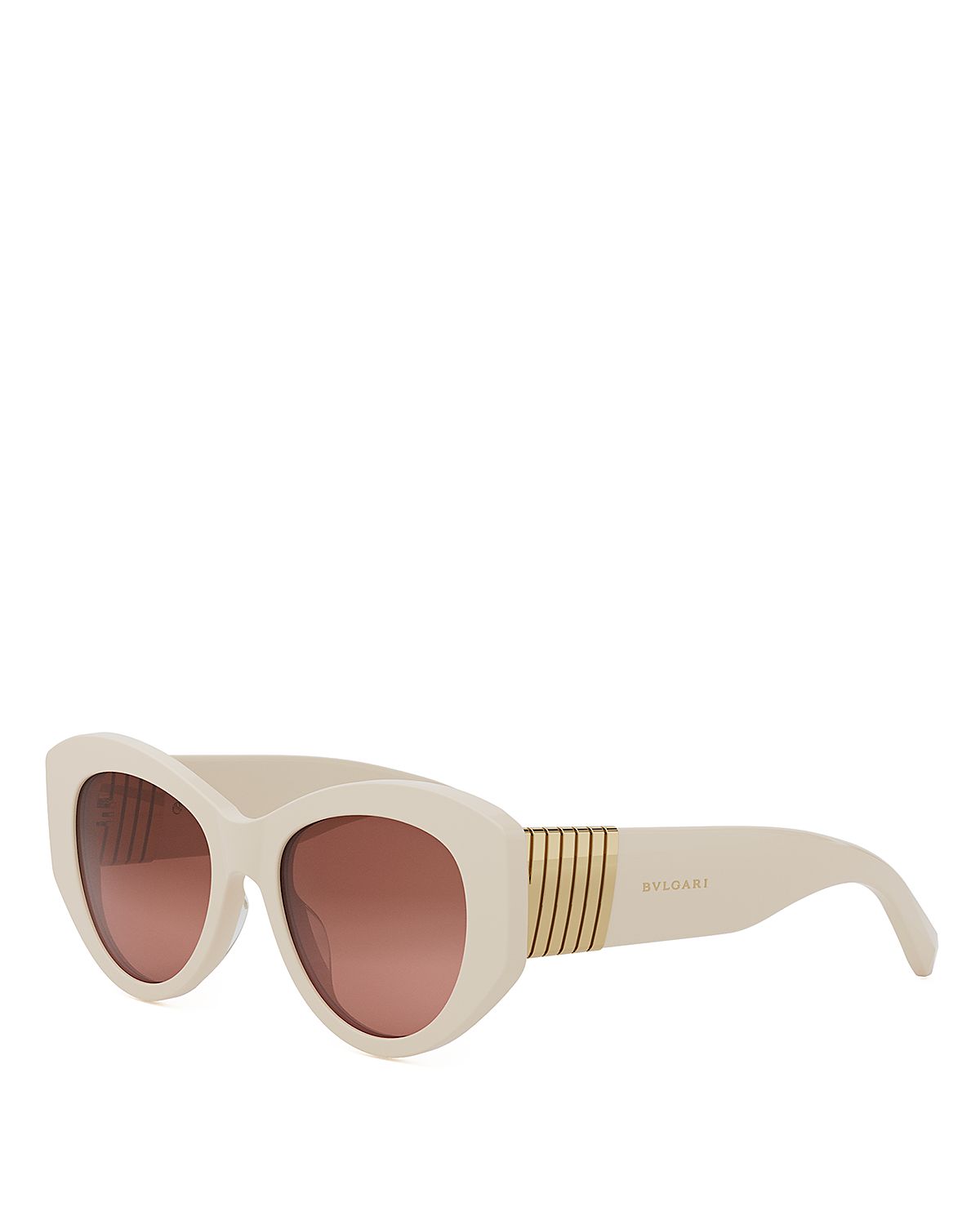 Bvlgari Tubogas Oval Sunglasses, 52mm