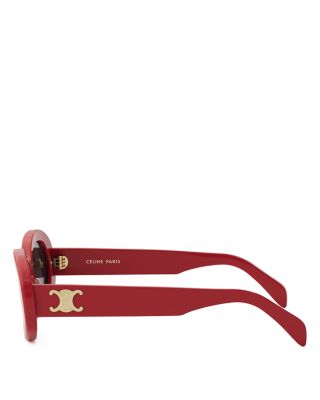 Triomphe Oval Sunglasses, 52mm