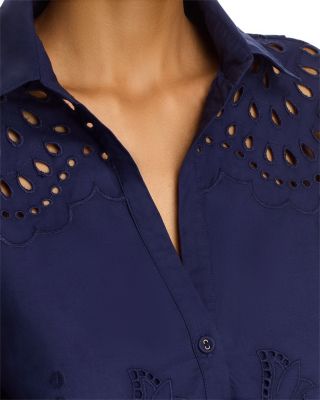 Robin Eyelet Mini Dress