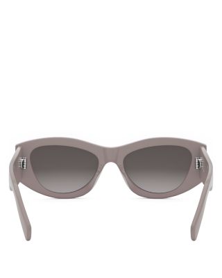 Triomphe Geometric Sunglasses, 55mm