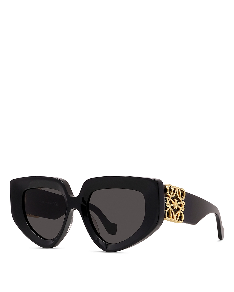 Loewe Anagram Geometric Sunglasses, 51mm