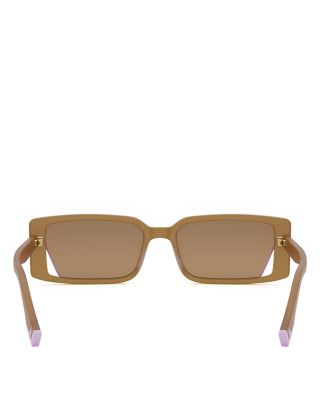Way Rectangular Sunglasses, 53mm