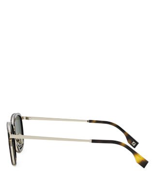 Travel Oval Metal Sunglasses, 55mm