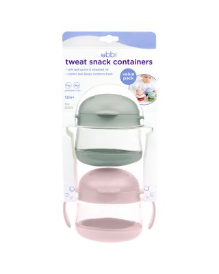 Tweat Snack Containers, 2 Piece Set