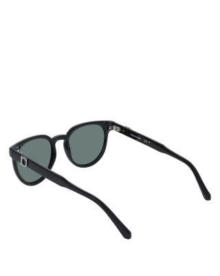 Renew Gancini Round Sunglasses, 53mm