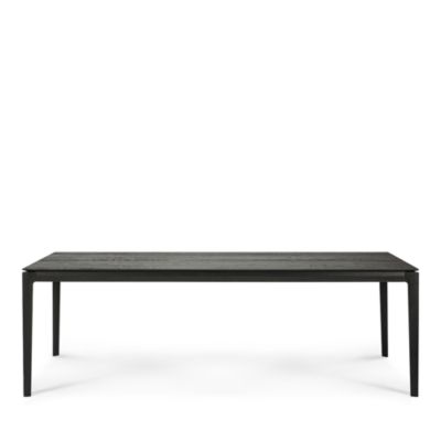 Bok Dining Table, 95&amp;quot; x 39&amp;quot; Oak Black