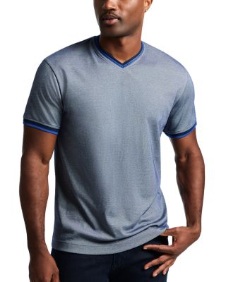 Holton Textured V Neck Tee
