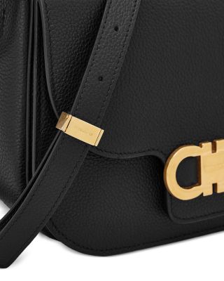 Double Gancini Crossbody Bag