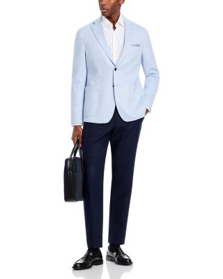 Cotton & Linen Jersey Regular Fit Unstructured Sport Coat - Exclusive