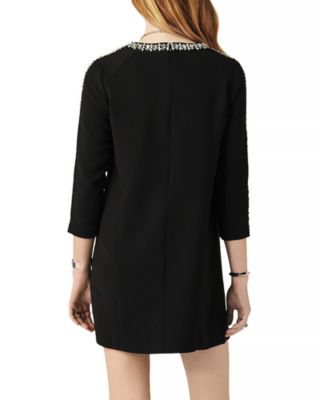 Sega Embellished Sleeve Mini Dress