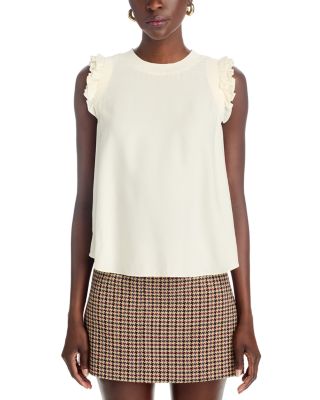 Lenore Silk Ruffled Blouse