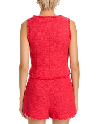 Camen Boucl&eacute; Vest & Allen Tweed Shorts