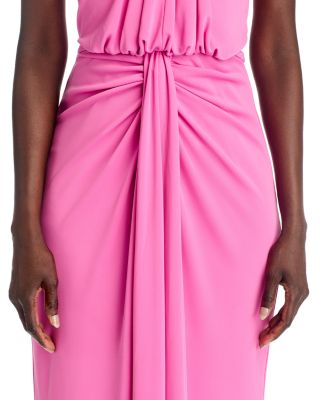 Kaily Twist Halter Midi Dress