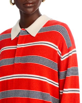 Cashmere Striped Rugby Shirt
