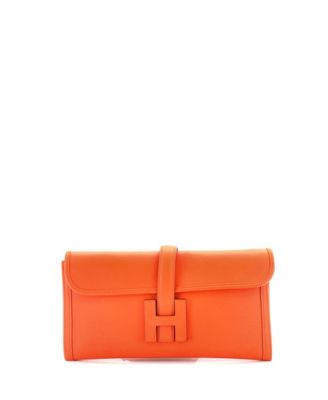 Pre-Owned HERMES 29 Jige Elan Clutch Swift