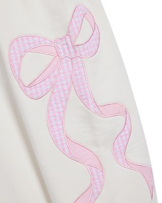 Girls' Dylan Bow Appliqu&eacute; Jogger Pants - Big Kid