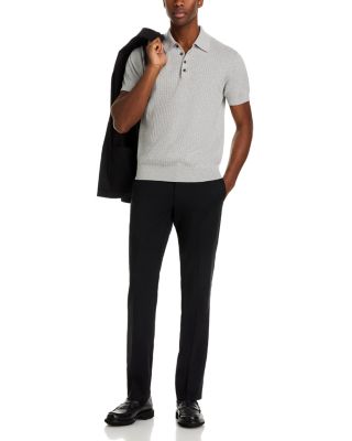 Pointelle Short Sleeve Sweater Polo - Exclusive